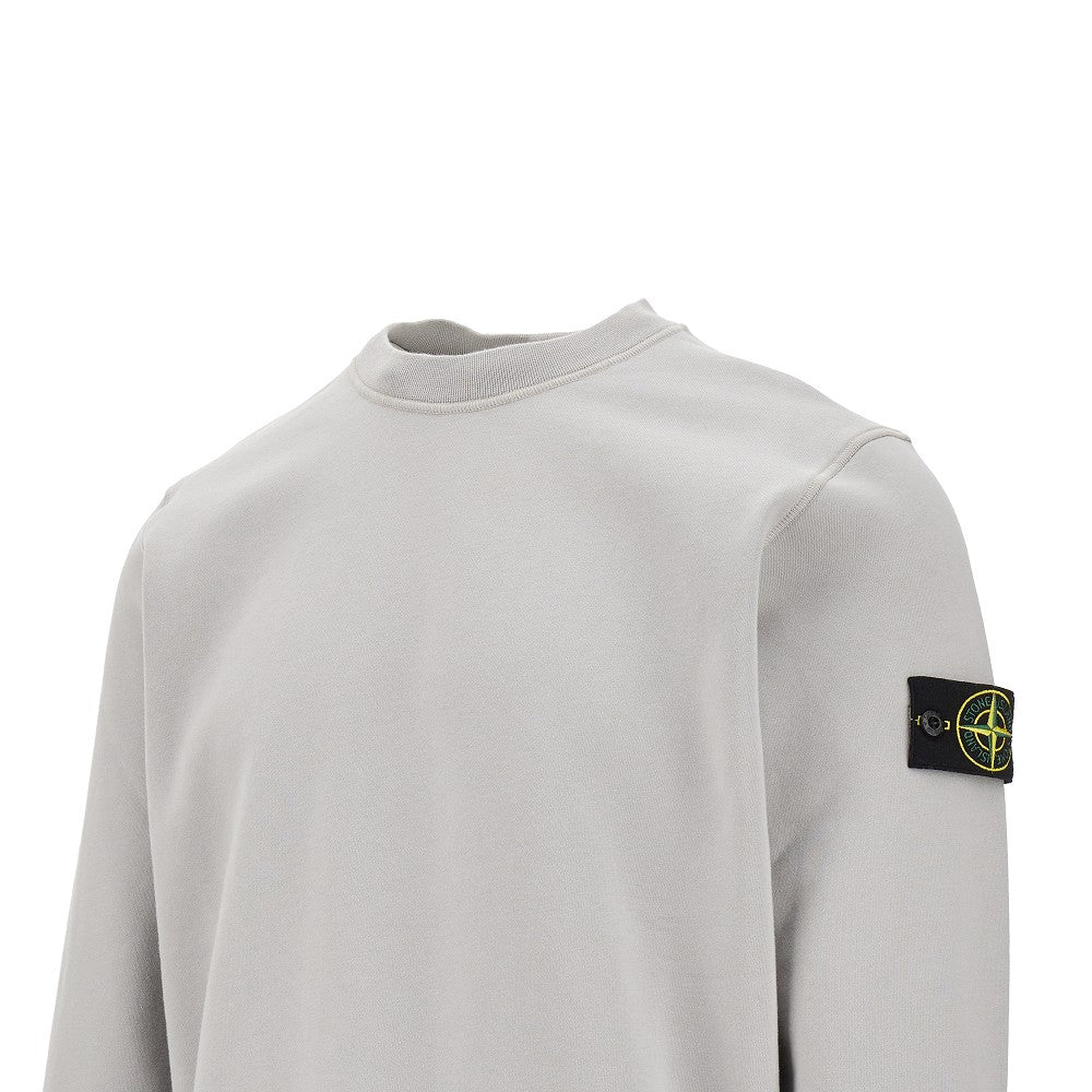 Logo badge crewneck sweatshirt