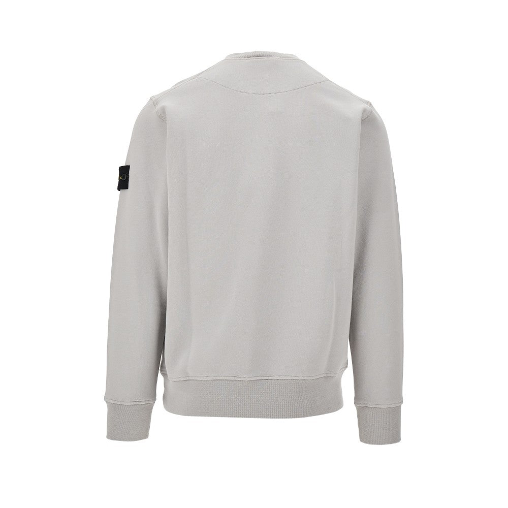 Logo badge crewneck sweatshirt