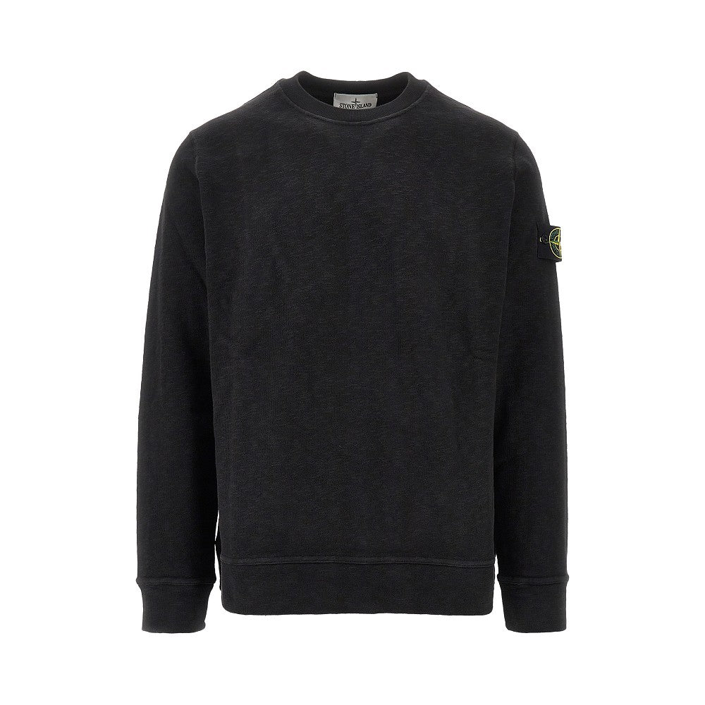 Felpa girocollo in jersey garzato vanisé