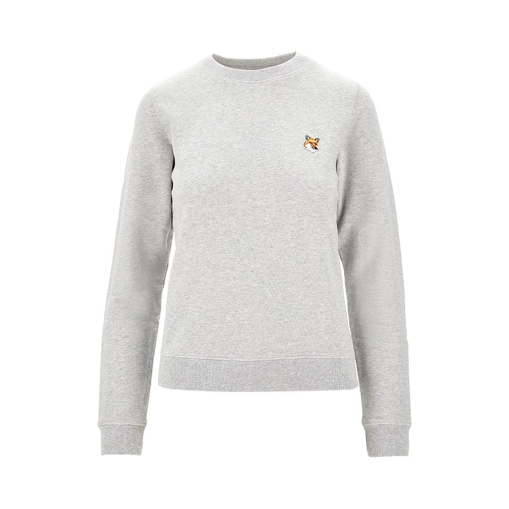 Felpa girocollo con patch Fox Head