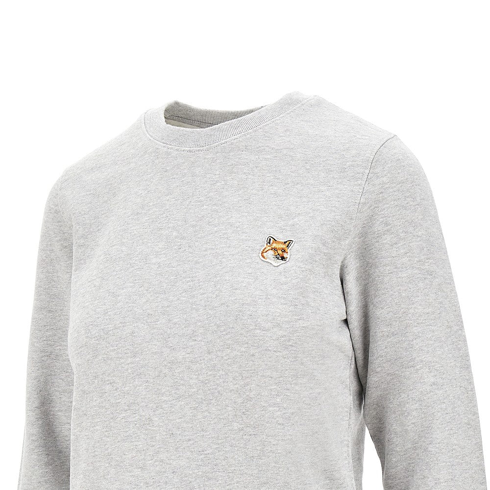 Felpa girocollo con patch Fox Head