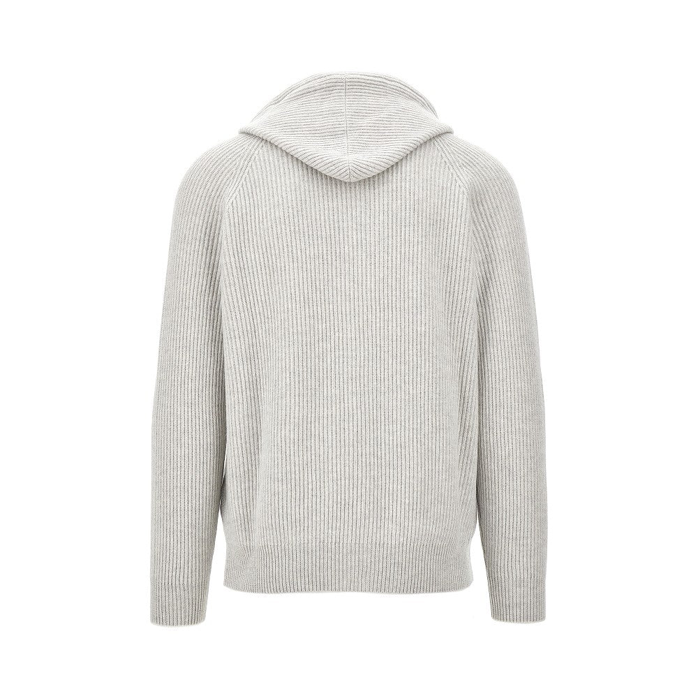 Cashmere full-zip hoodie