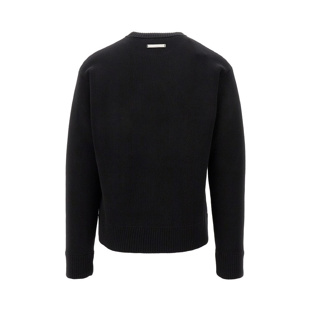 'Jesus' print crewneck sweater