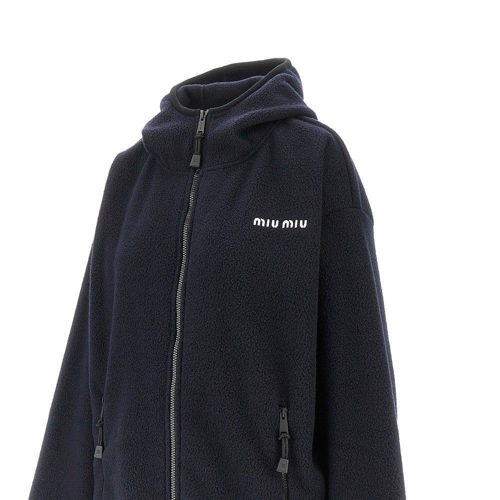Fleece full-zip hoodie