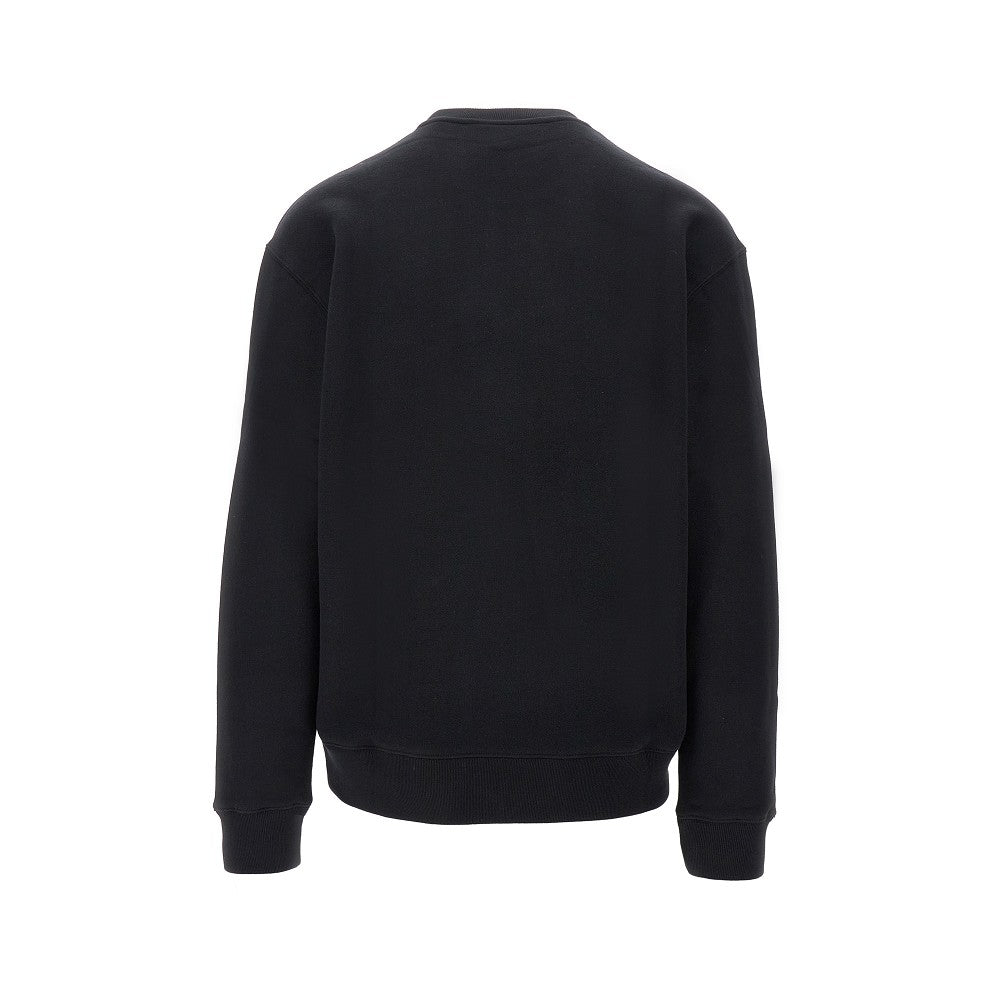 Handwriting embroidery crewneck sweatshirt