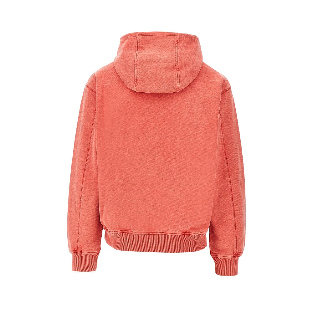 'Chrome Text' print hoodie
