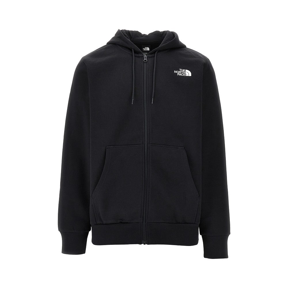 'Simple Dome' full-zip hoodie