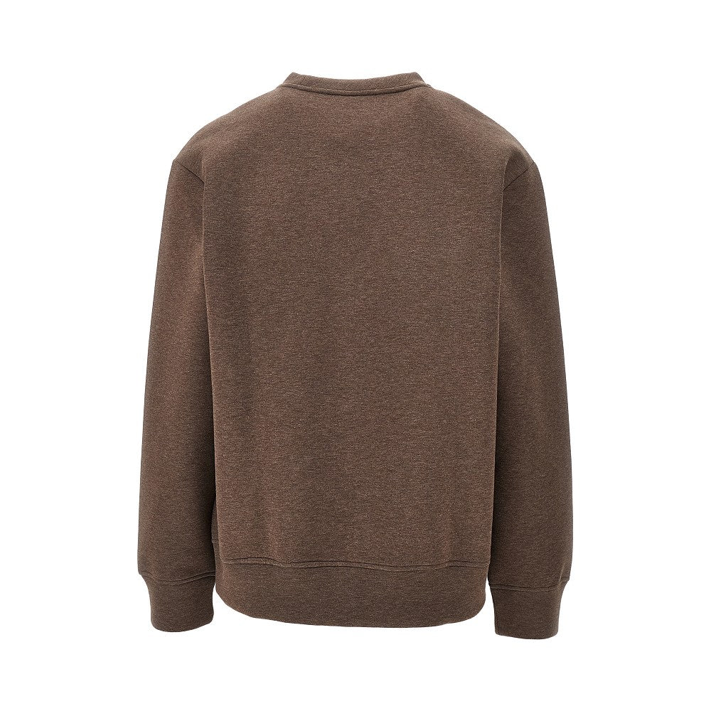 Scuba jersey creweneck sweatshirt
