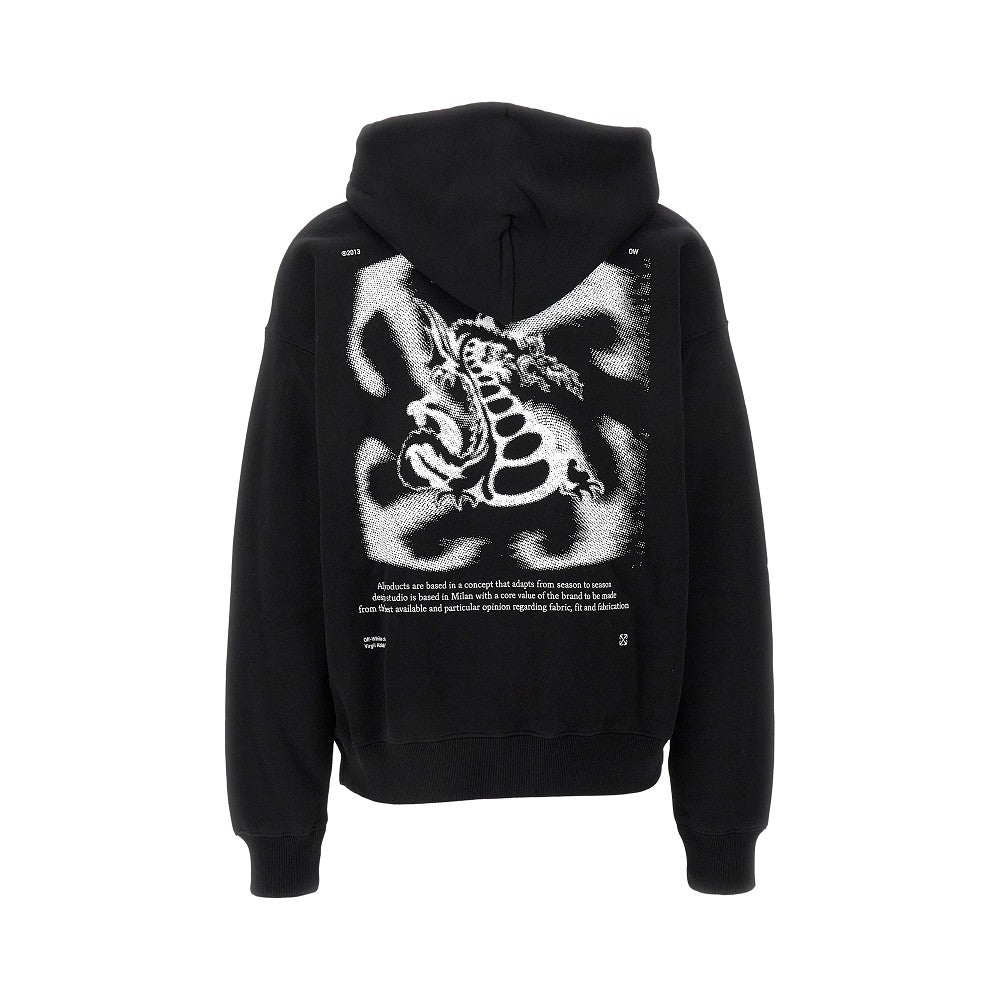 'Dragon Arrow' print hoodie