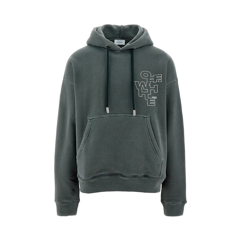 Felpa con cappuccio 'Outline Arrow'