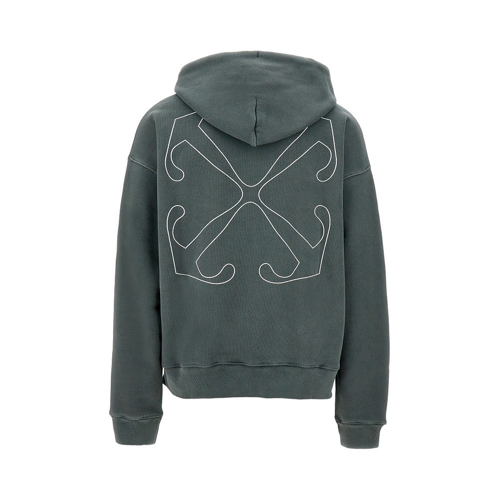 Felpa con cappuccio 'Outline Arrow'