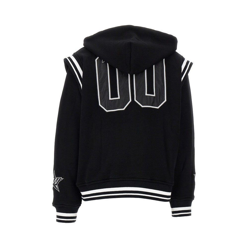 Varsity jacket in felpa '00'