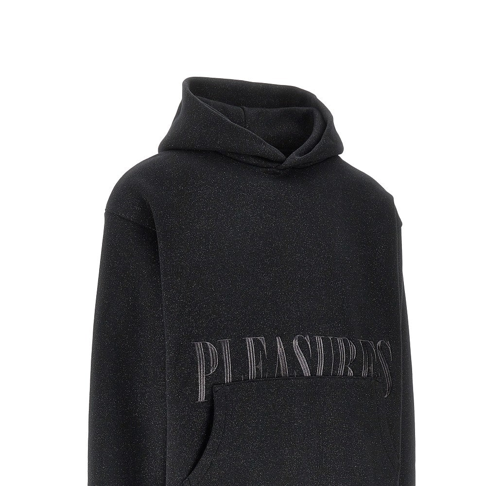 Felpa con cappuccio glitterata