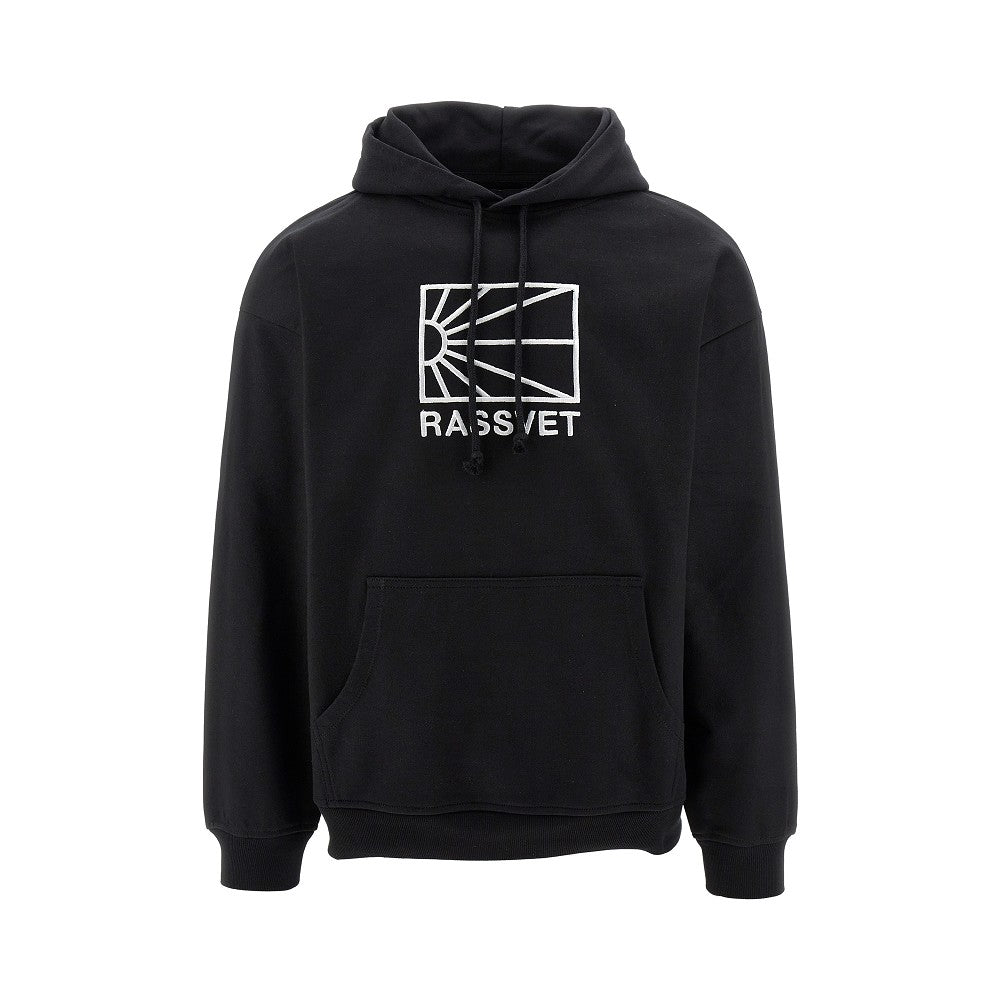 Logo embroidery hoodie