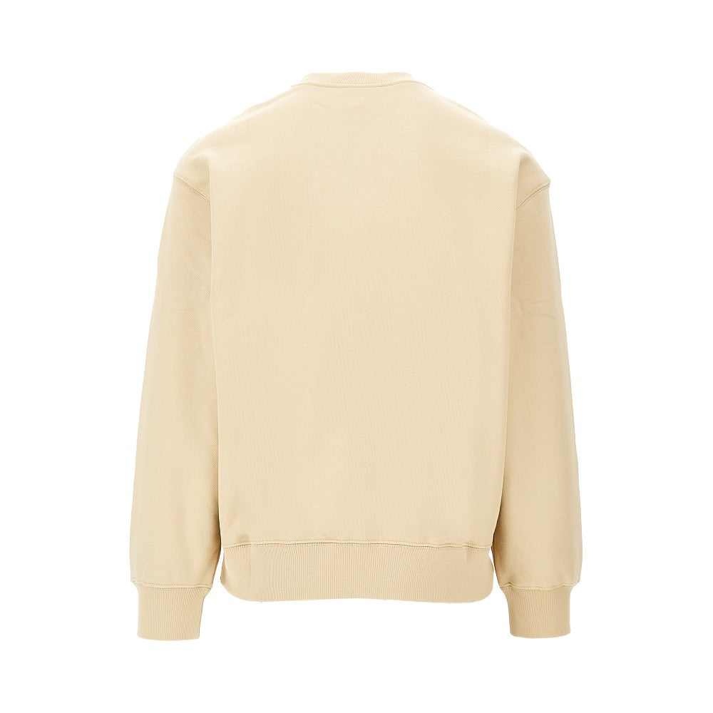 'Dressed Fox' patch crewneck sweatshirt