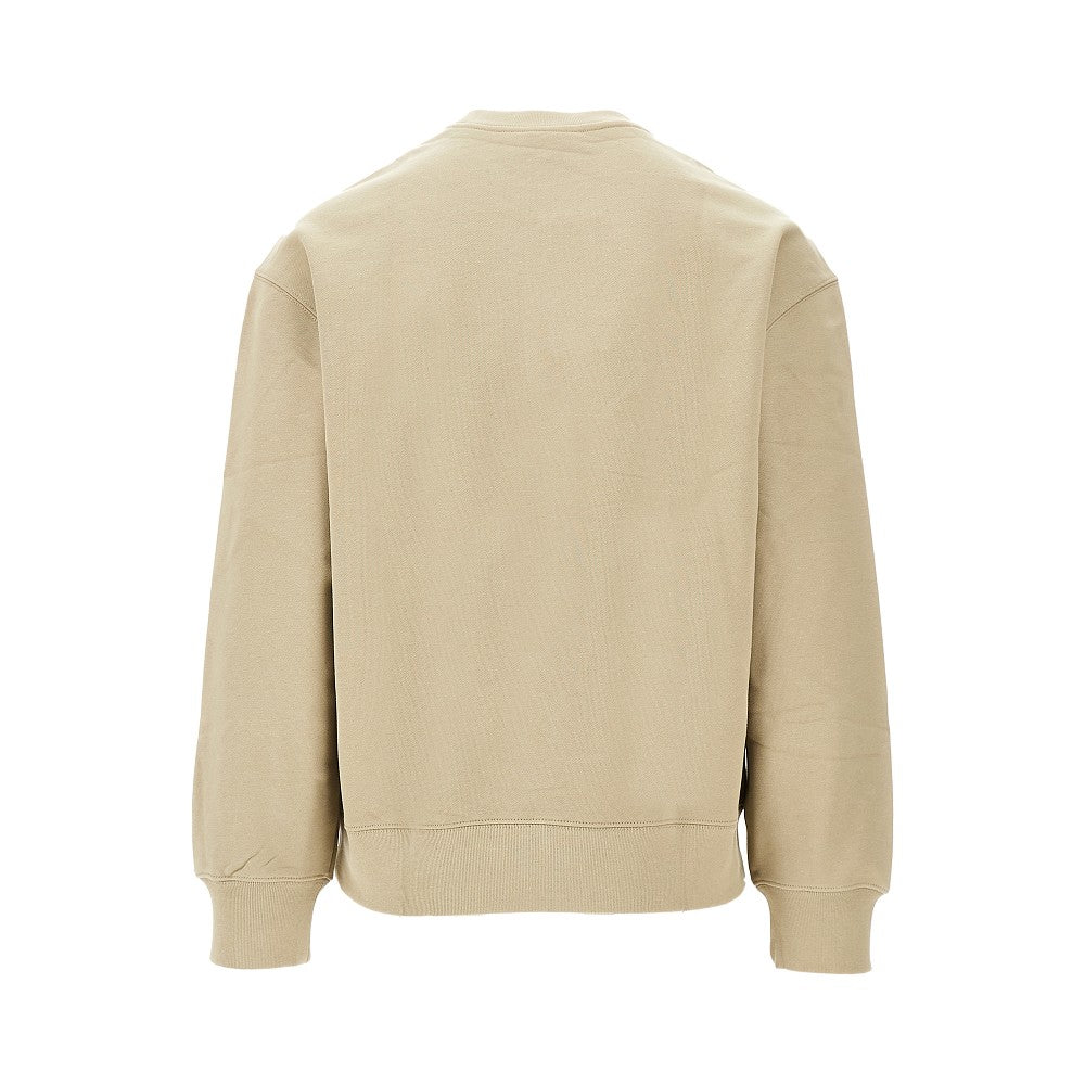 'Standing Fox' patch crewneck sweatshirt