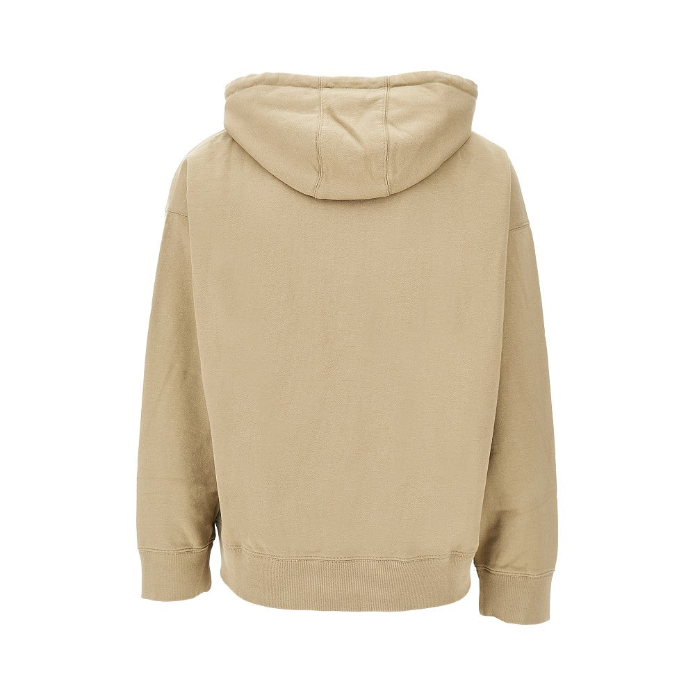 'Dressed Fox' print oversized hoodie