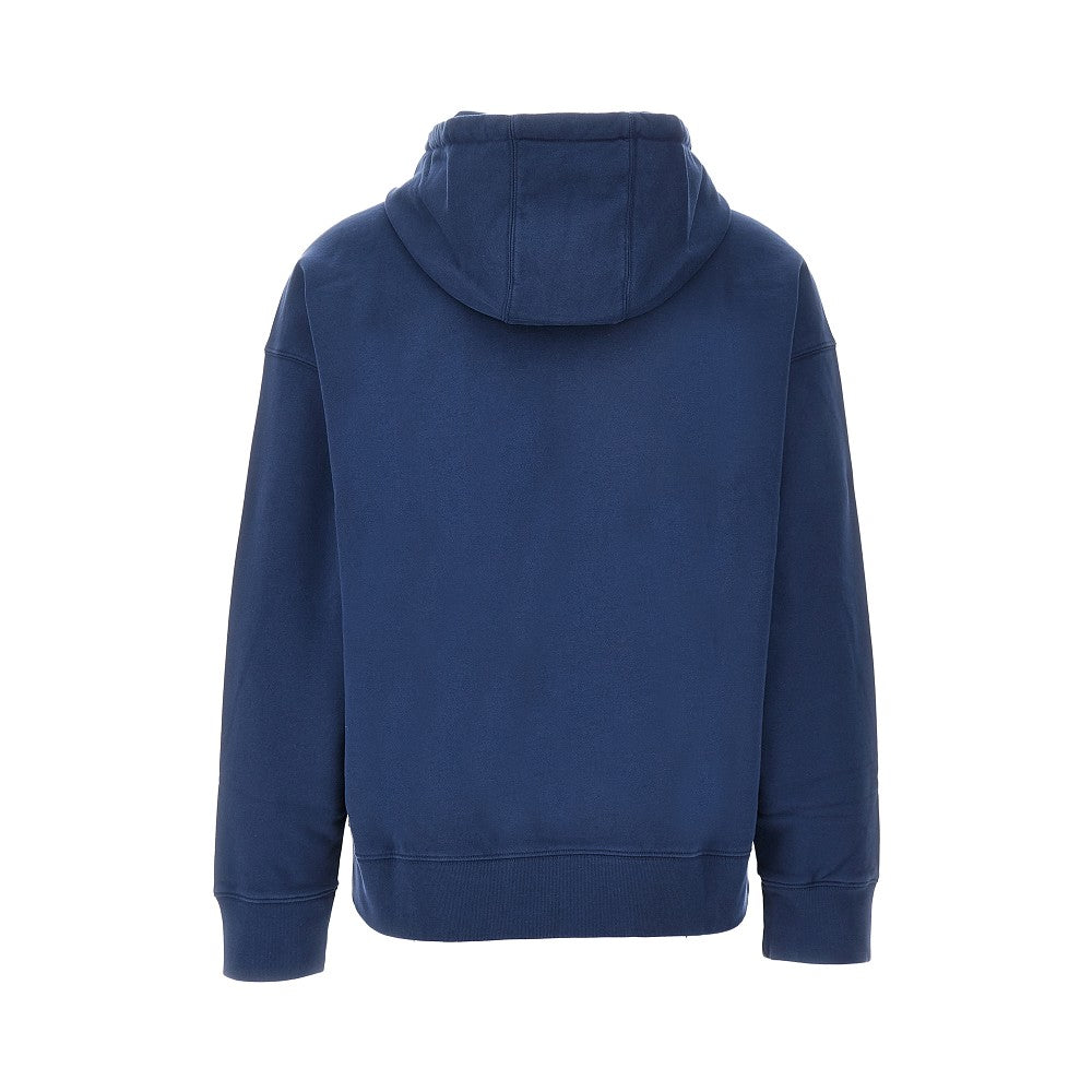 'Dressed Fox' print oversized hoodie