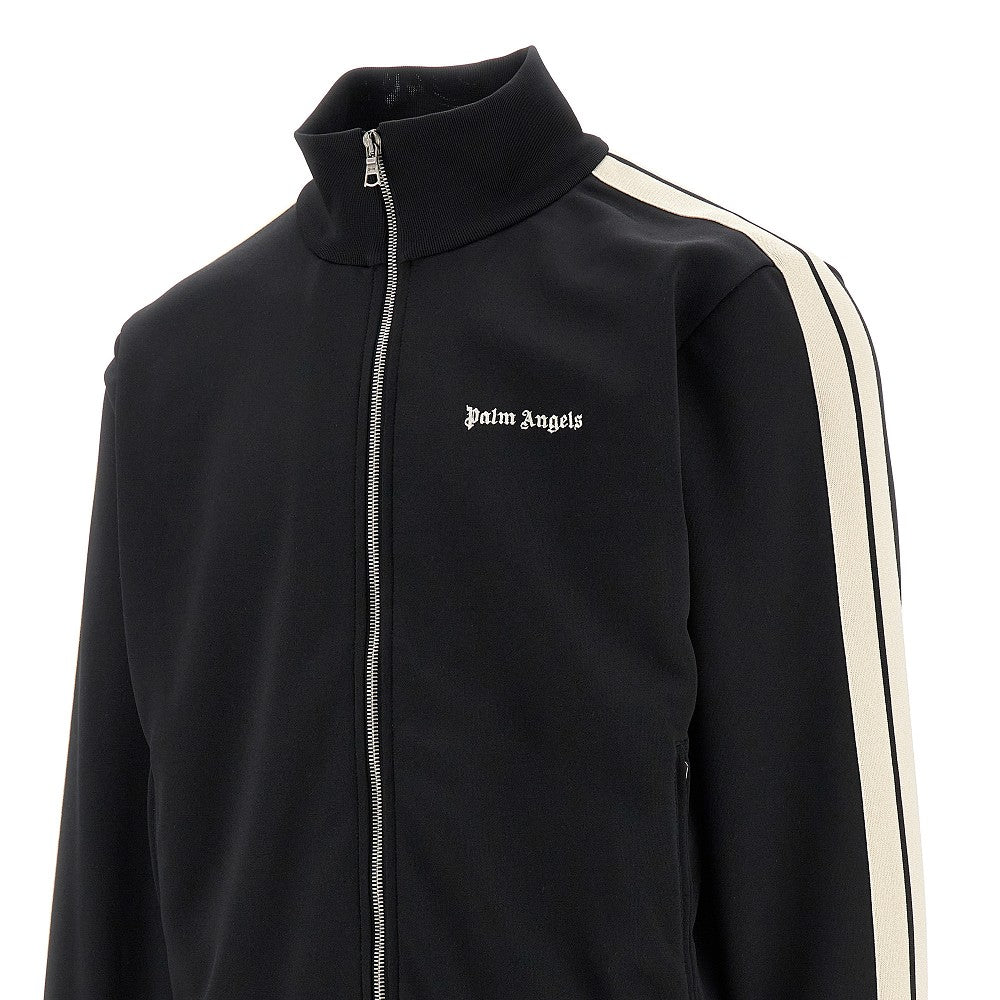 Track jacket con logo ricamato