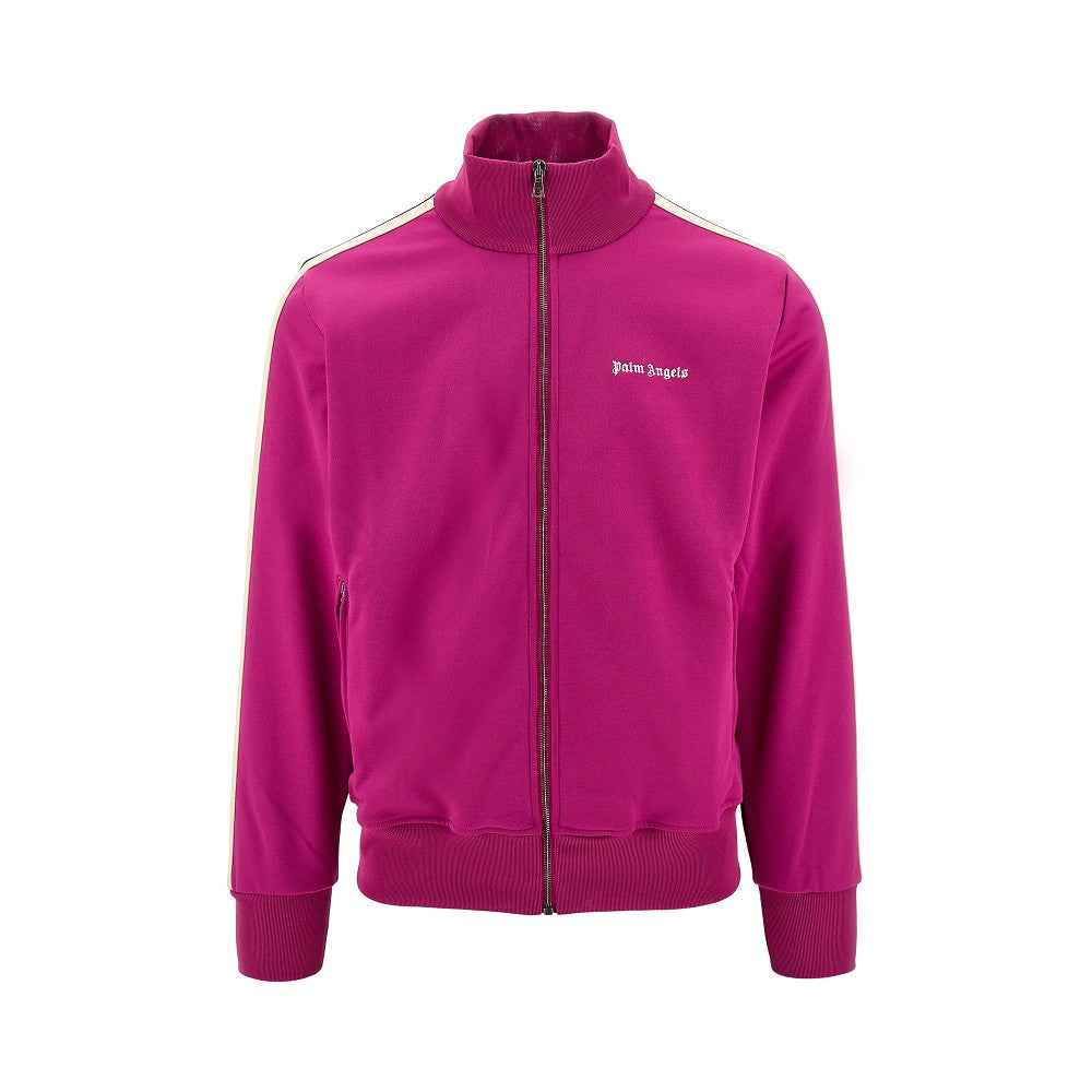 Track jacket with logo embroidery