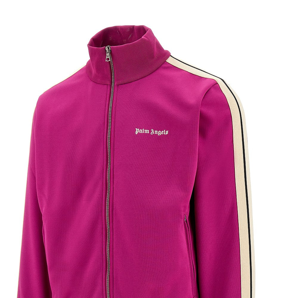 Track jacket con logo ricamato