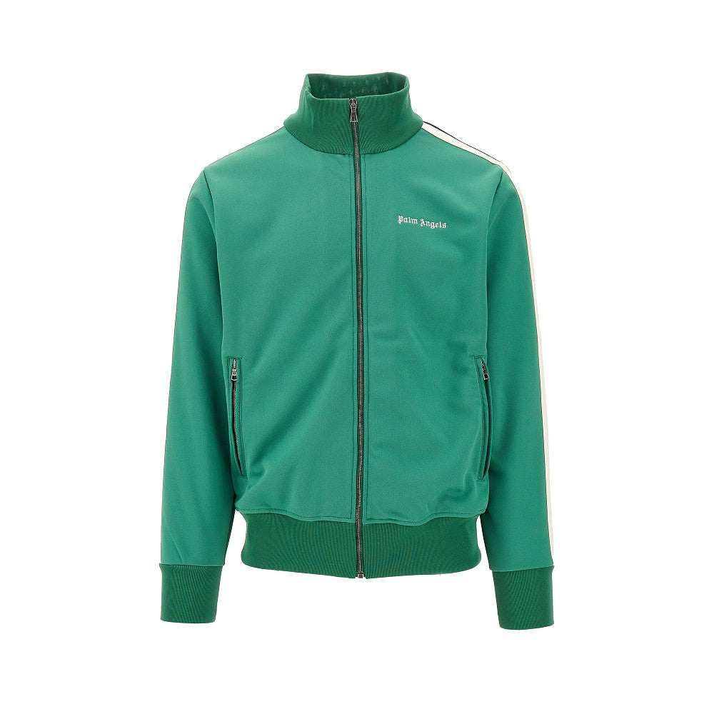 Track jacket with logo embroidery
