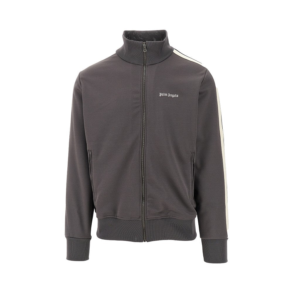 Track jacket with logo embroidery