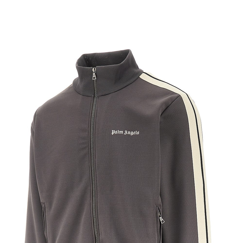 Track jacket with logo embroidery