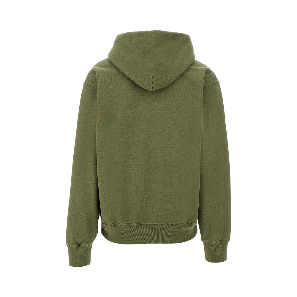 Logo patch hoodie