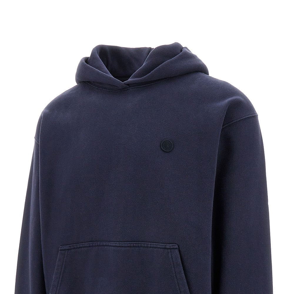 Logo patch hoodie
