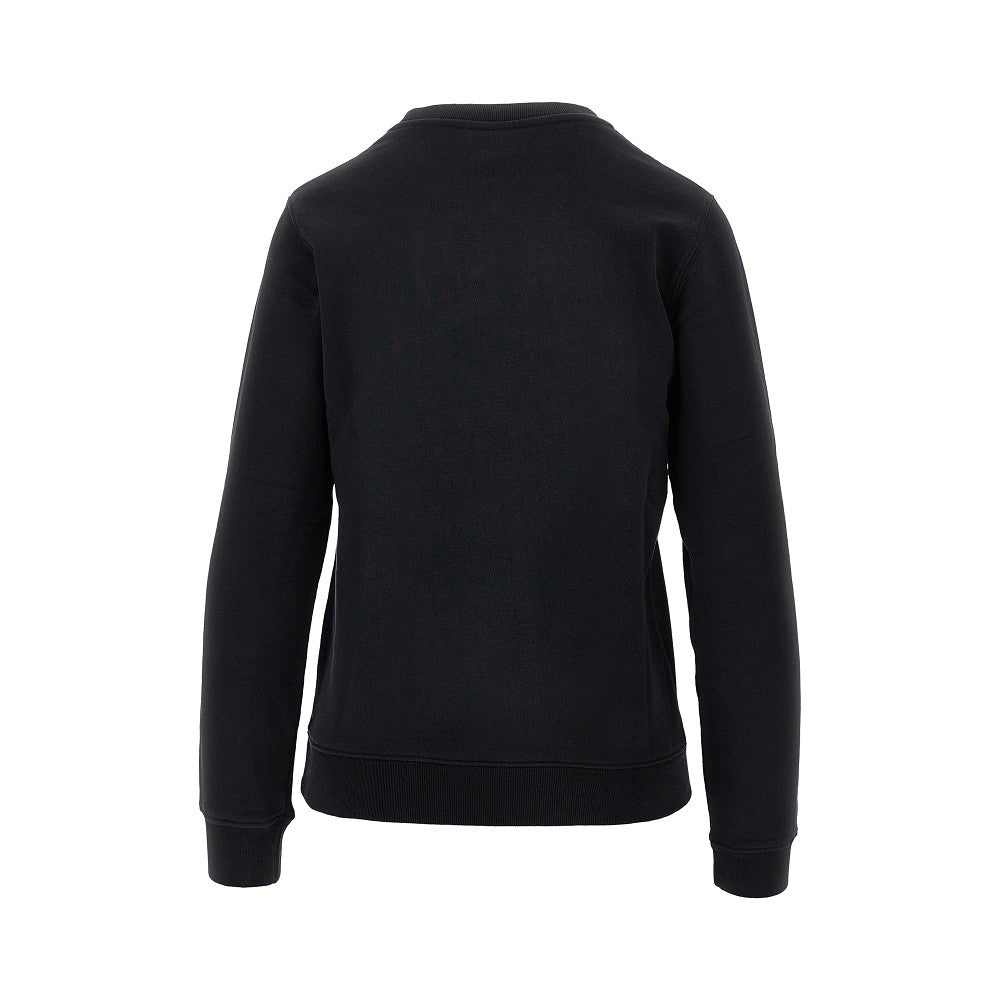 'Lady Fox' patch crewneck sweatshirt