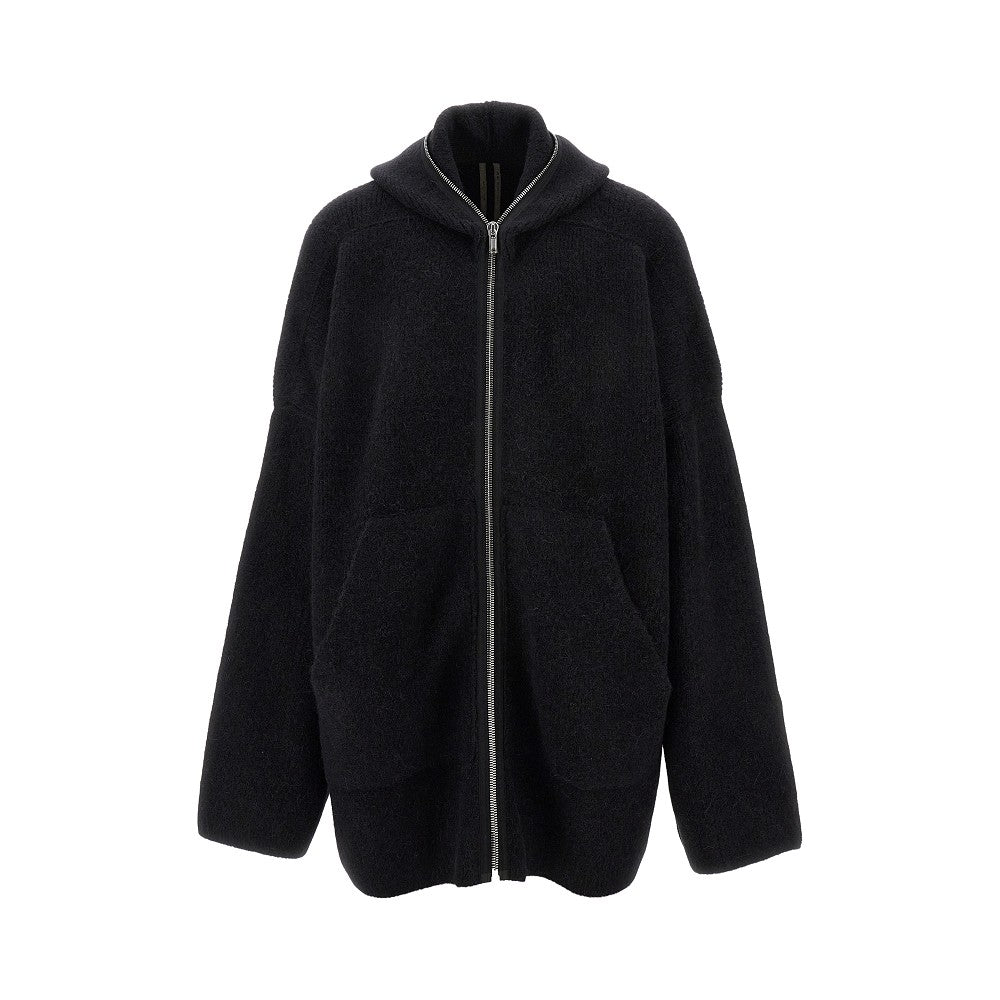 'Gimp' oversized hooded cardigan