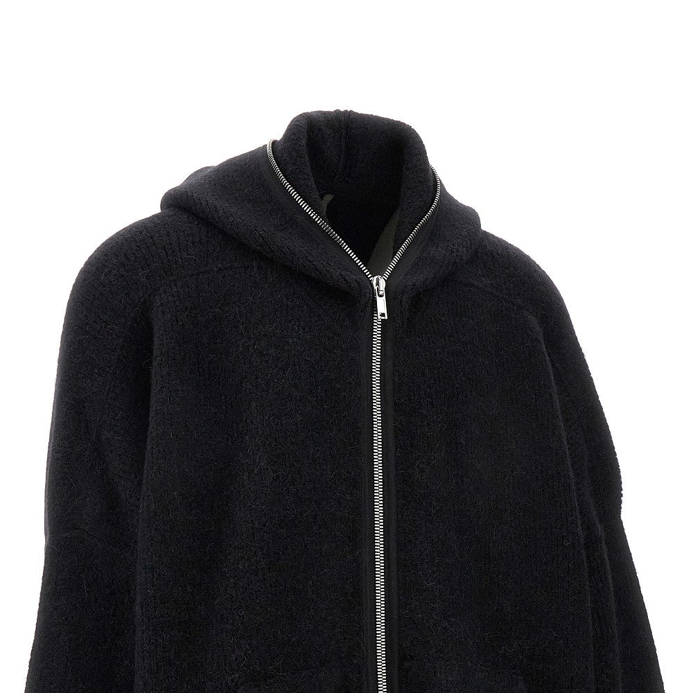 'Gimp' oversized hooded cardigan