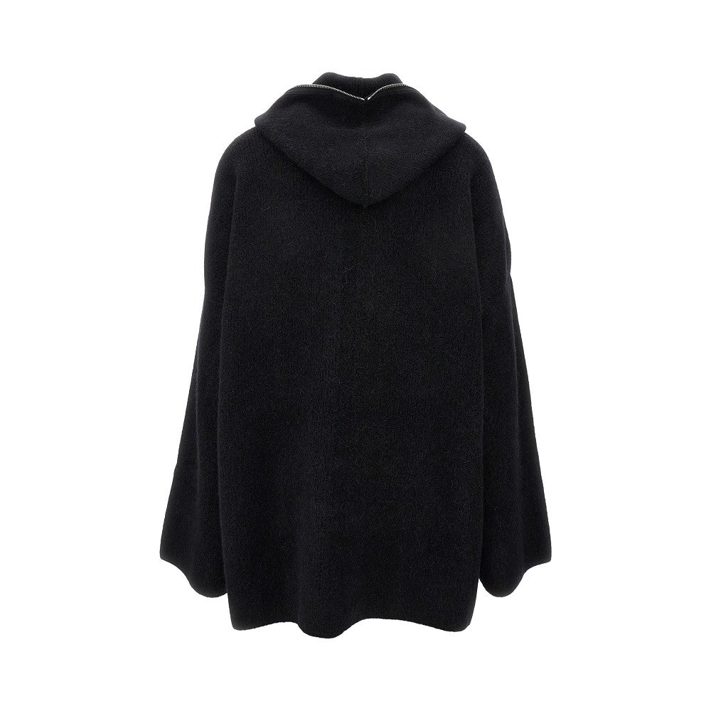 'Gimp' oversized hooded cardigan