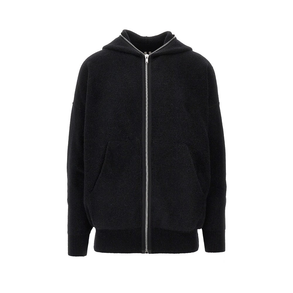 Cardigan oversize in misto alpaca 'Gimp'