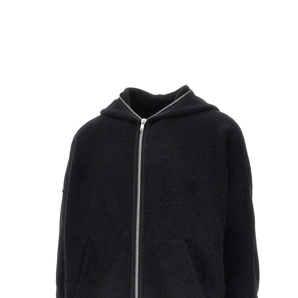 Cardigan oversize in misto alpaca 'Gimp'