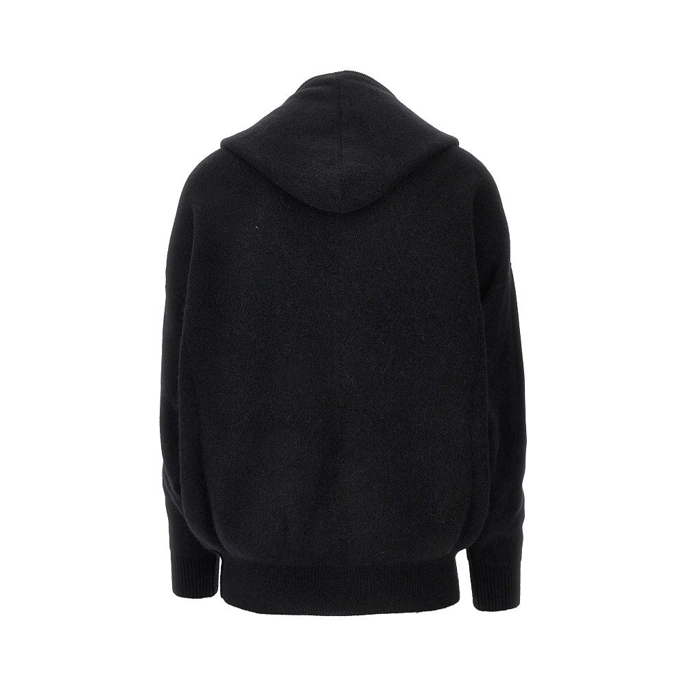 Cardigan oversize in misto alpaca 'Gimp'