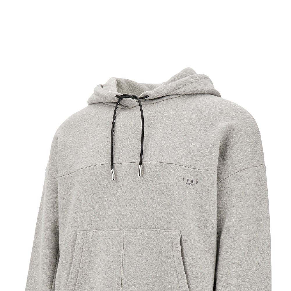 Hoodie with logo embroidery