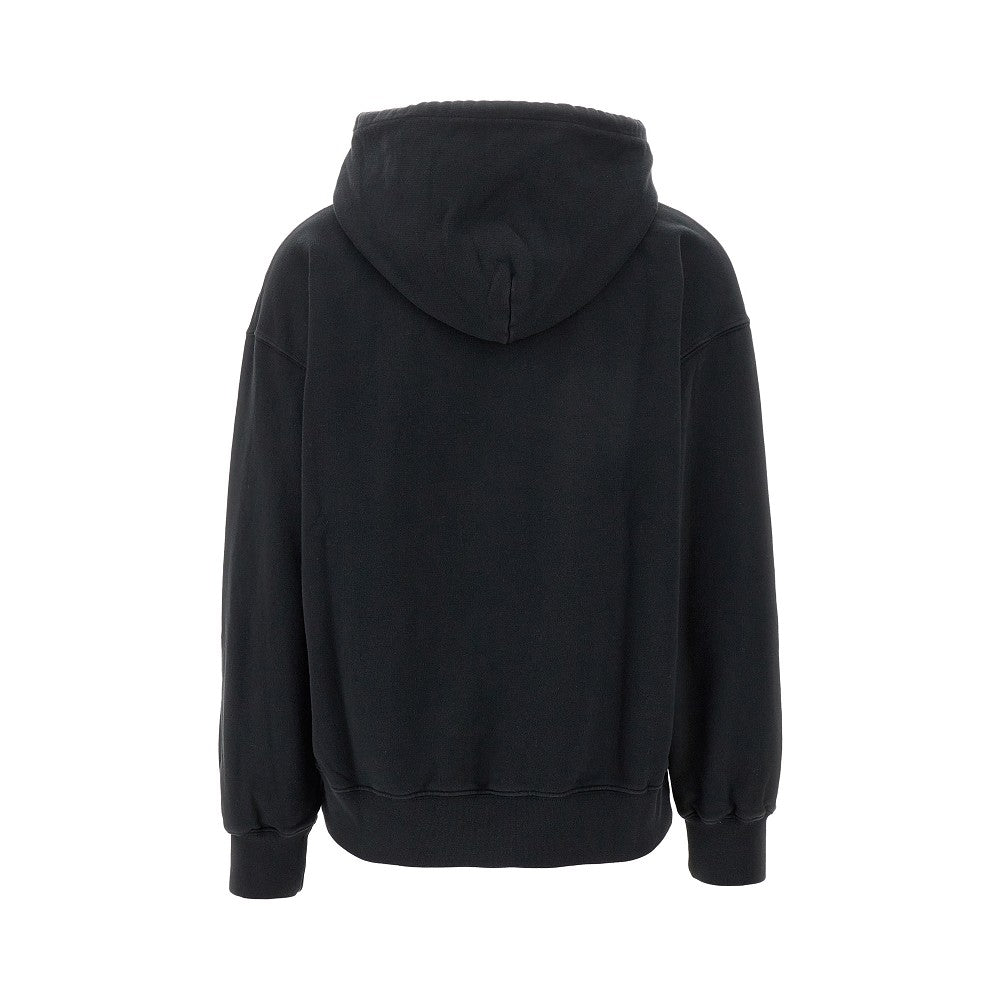 Logo print hoodie