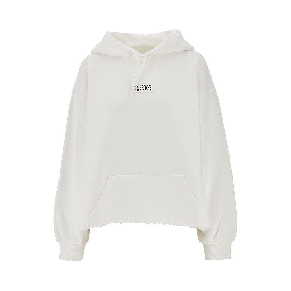 Trompe l'oeil print hoodie