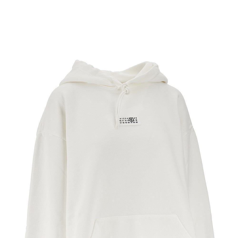Trompe l'oeil print hoodie