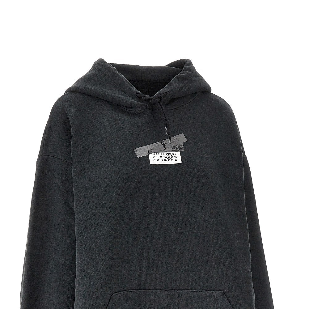 Trompe l'oeil print hoodie