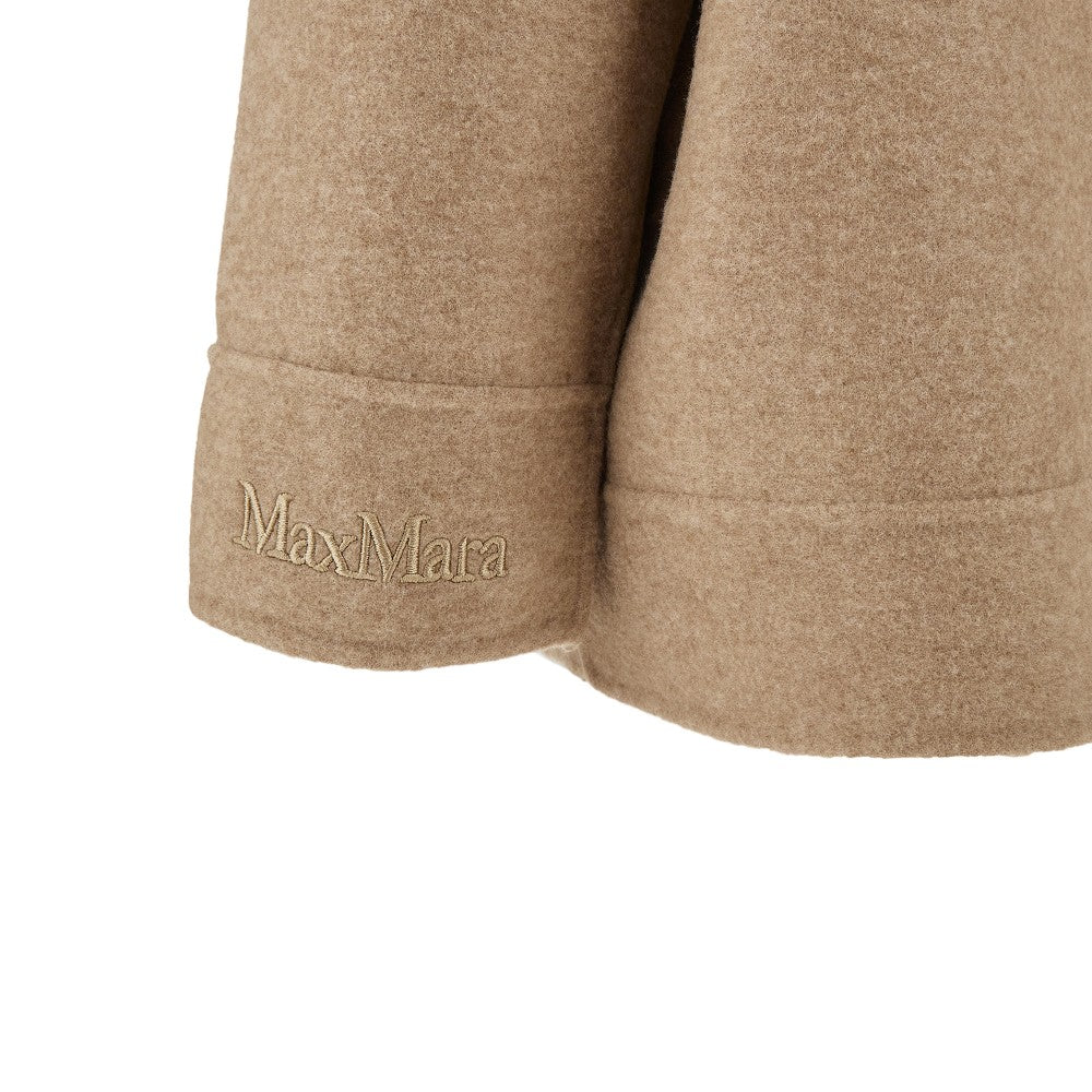 Felpa full-zip in tessuto double