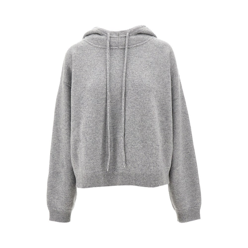 'Sarla' cashmere knit hoodie