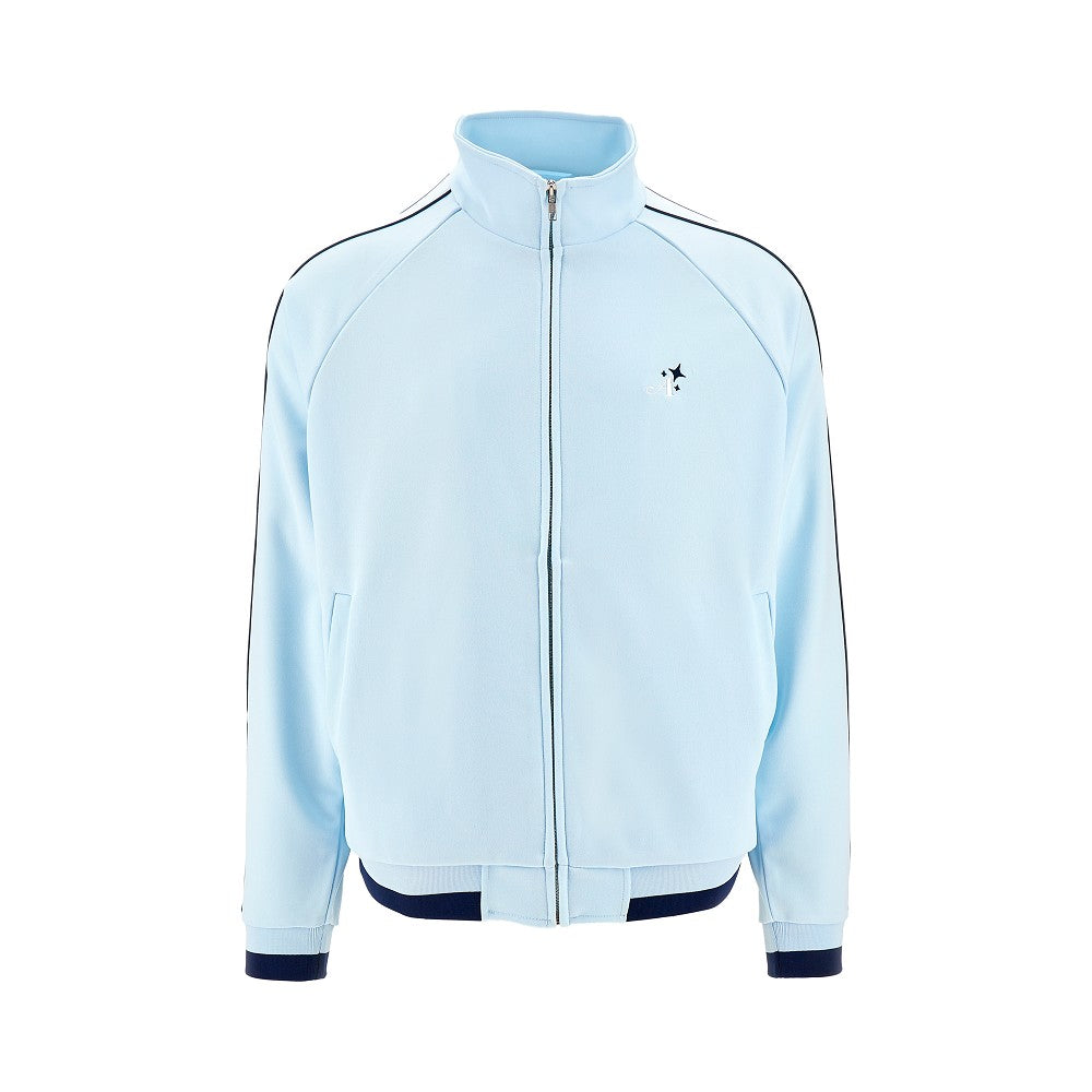 Technical jersey track jacket