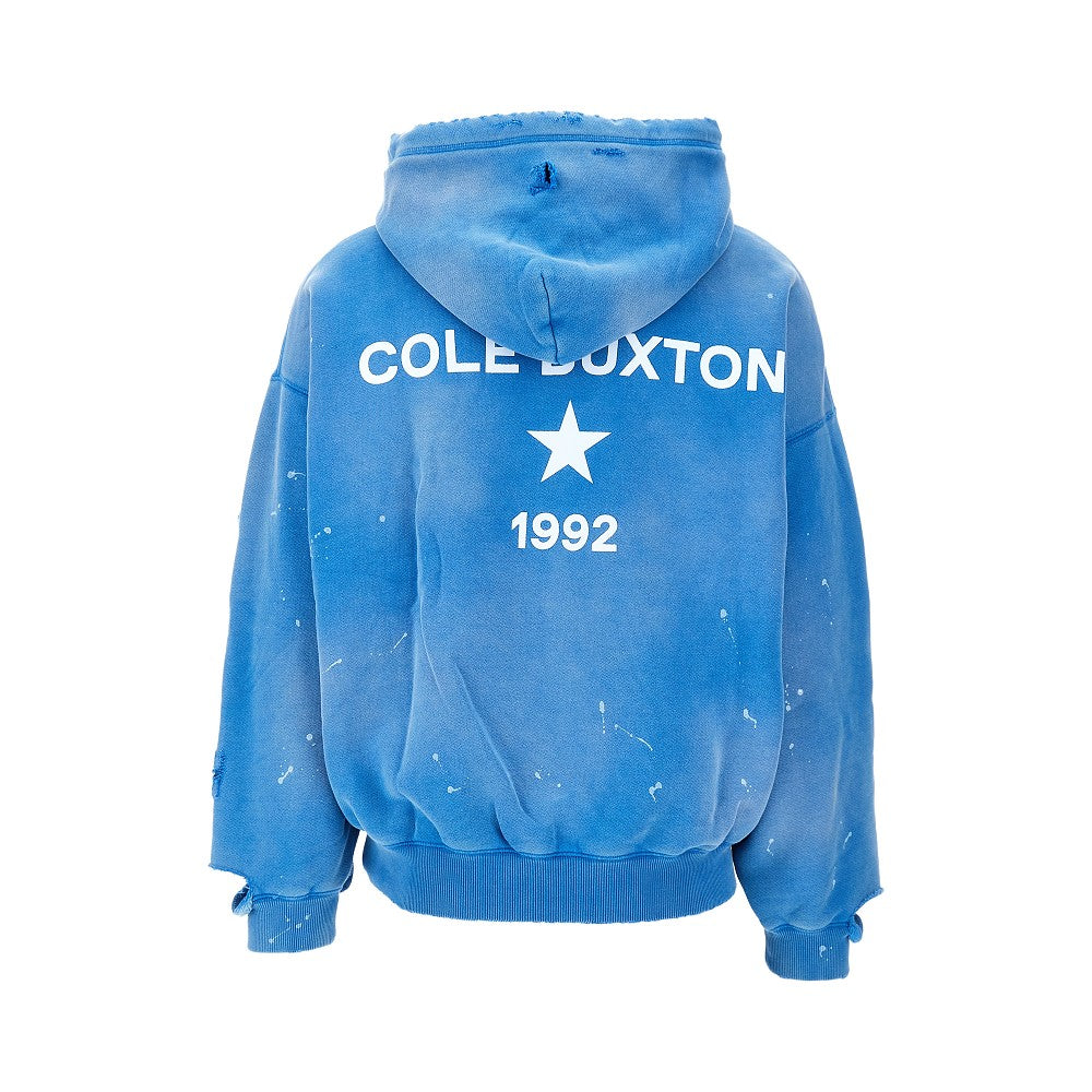 Felpa '1992' con effetto distressed