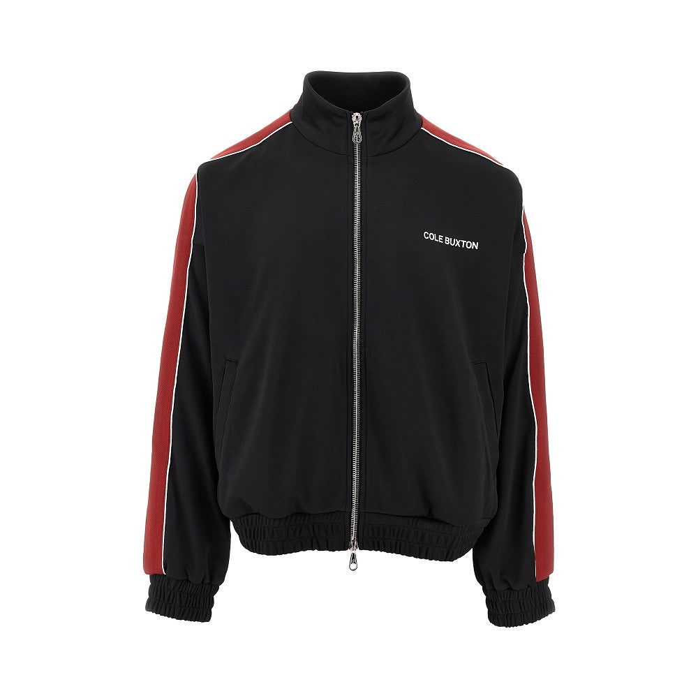 Contrasting band track jacket