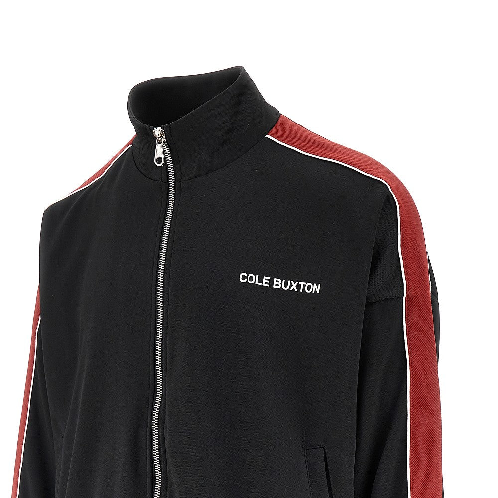 Contrasting band track jacket