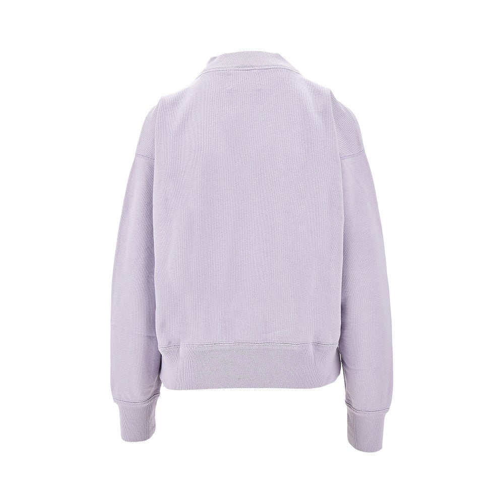 'Moby' sweatshirt with flocked logo