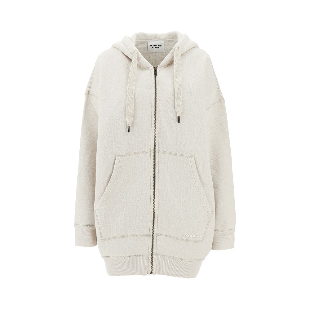 Felpa full-zip oversize 'Izia'